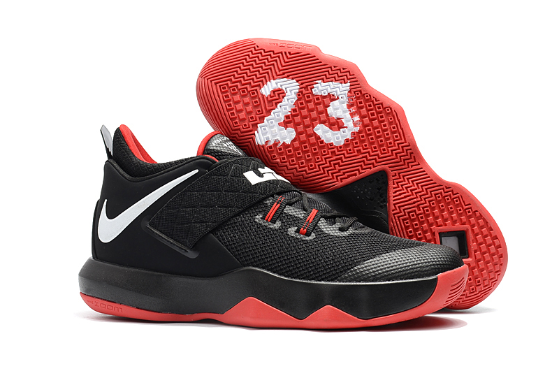 New Nike Lebron Ambassador 10 Black White Red Shoes