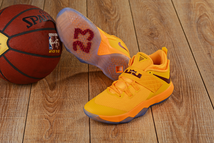 New Nike Lebron Ambassador 10 CAVS Yellow Shoes