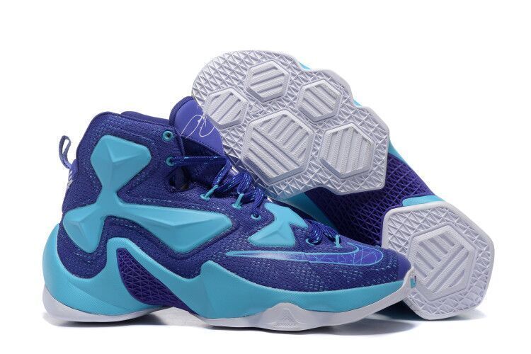 New Nike Lebron James 13 Knit Purple Jade Shoes