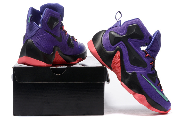 New Nike Lebron James 13 Purple Grape Shoes - Click Image to Close