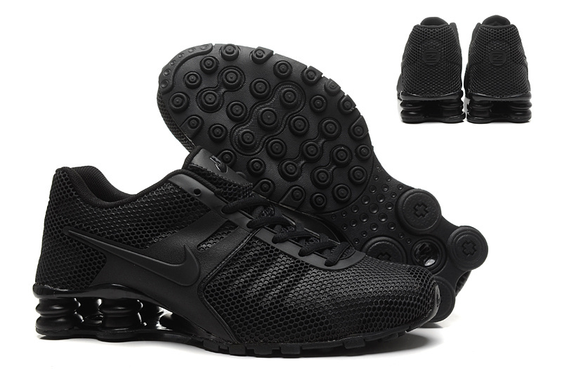 New Nike Shox Current All Dark Black Shoes - Click Image to Close