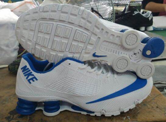 New Nike Shox Turbo White Blue Shoes - Click Image to Close