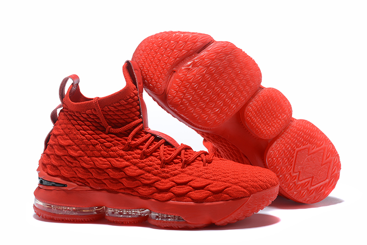 New Nike lebron 15 Red Six Leaves Shoes - Click Image to Close