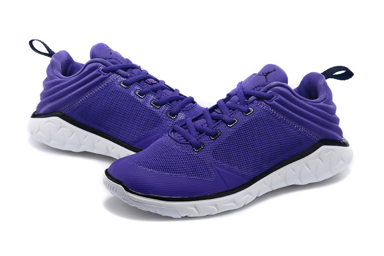 New Women Nike Air Jordan Running Shoes Purple White