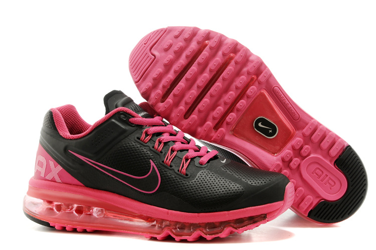 New Women Nike Air Max Black Pink Shoes