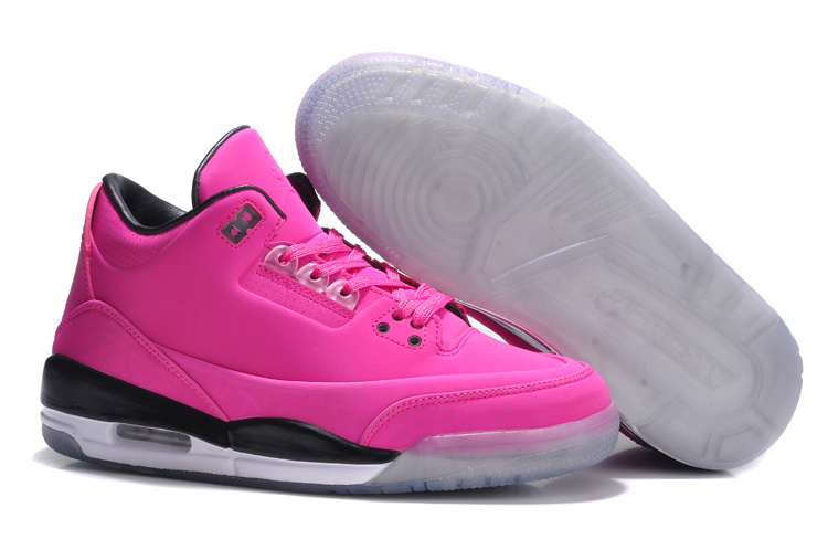 Nike Womens Jordan 5Lab3 Pink Black White Shoes - Click Image to Close