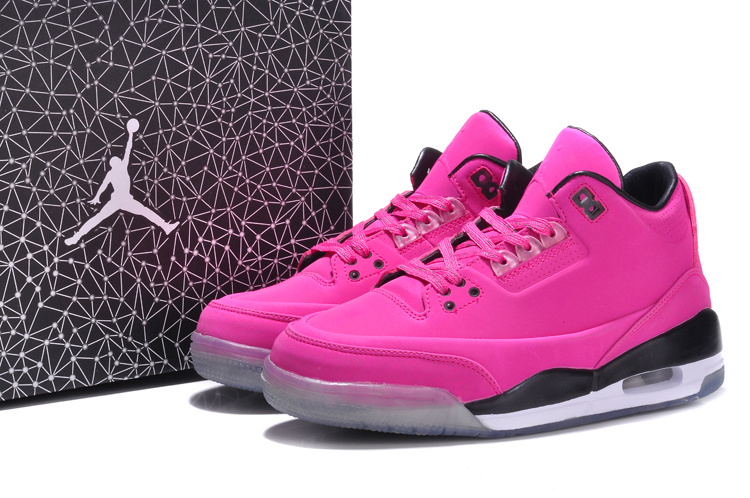 Nike Womens Jordan 5Lab3 Pink Black White Shoes - Click Image to Close