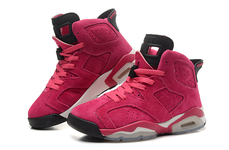 Women's Nike Jordan 6 Pink White Shoes