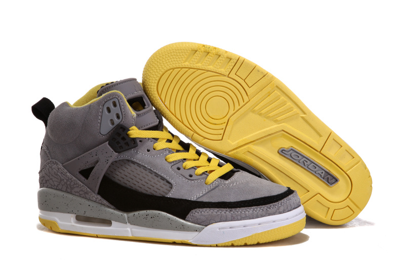 Nike Jordan 3.5 Suede Grey Black White Yellow Shoes