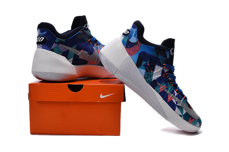 Nike 2015 Paul George Low Rio Blue Red Shoes