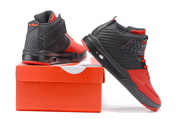 Nike Air Akronite Lebron 13 Red Black Shoes