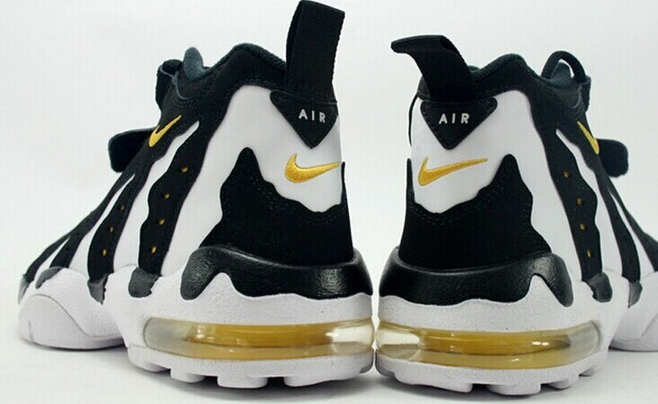 Nike Air Dairy Cow Black White Gold Shoes - Click Image to Close