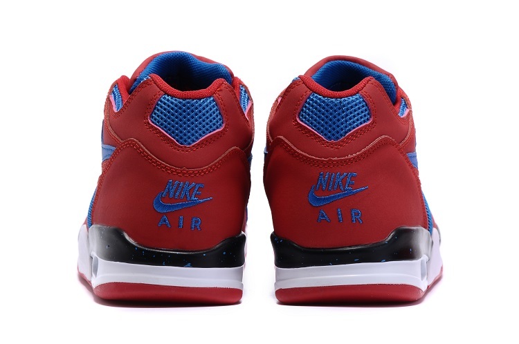 Nike Air Flight 89 All Red Blue Shoes - Click Image to Close
