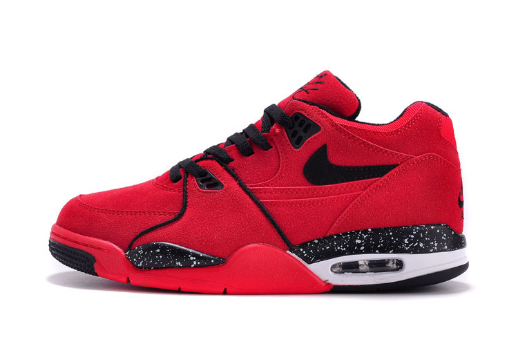 Nike Air Flight 89 Red Black Shoes - Click Image to Close