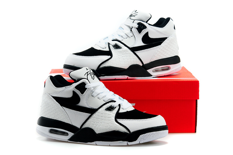 Nike Air Flight 89 White Black Shoes