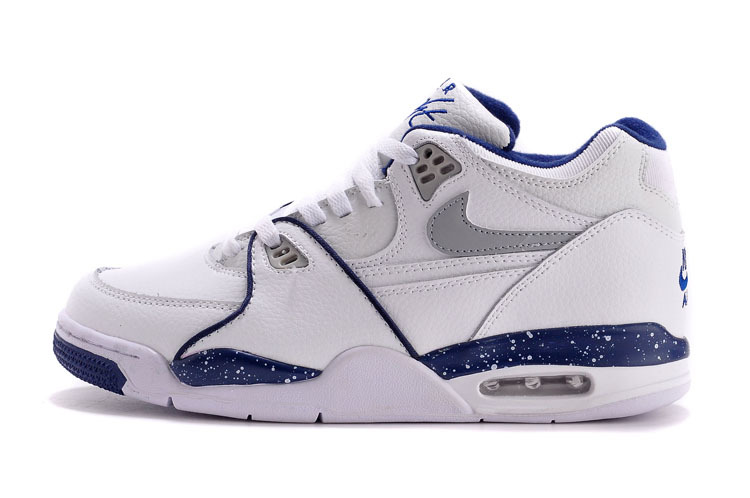 Nike Air Flight 89 White Blue Shoes