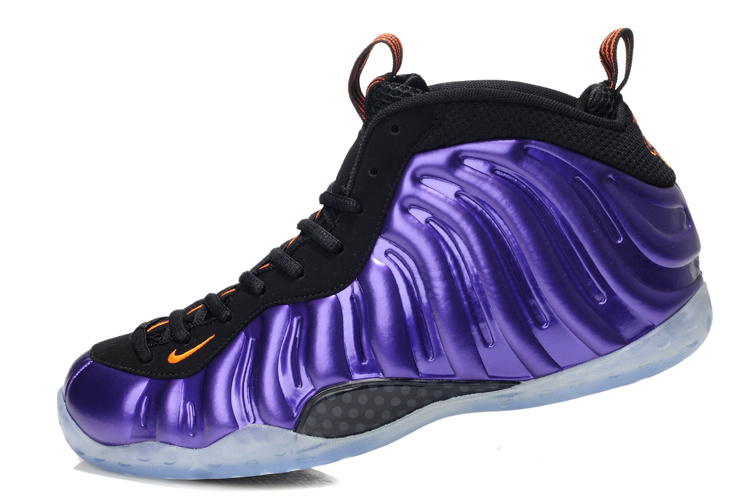 2014 Air Foamposite Black Blue Shoes - Click Image to Close