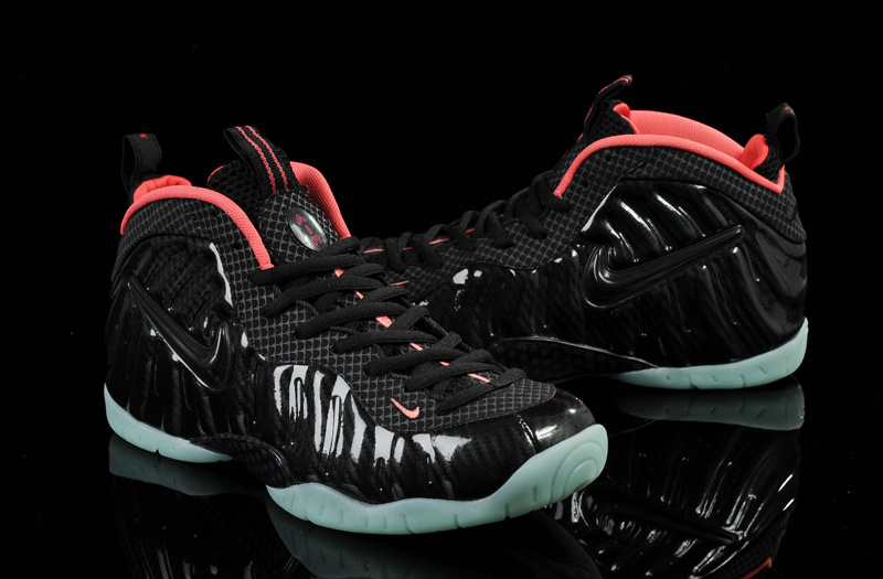 Nike Air Foamposite Black Red Green Sole For Women