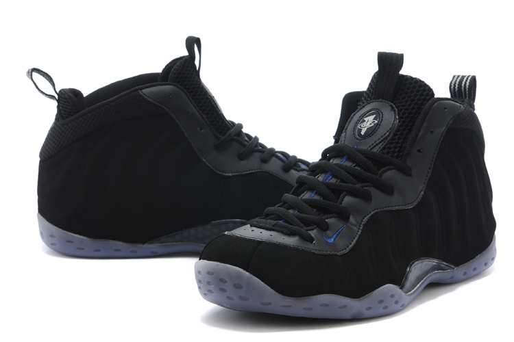 Nike Air Foamposite One All Black Shoes - Click Image to Close