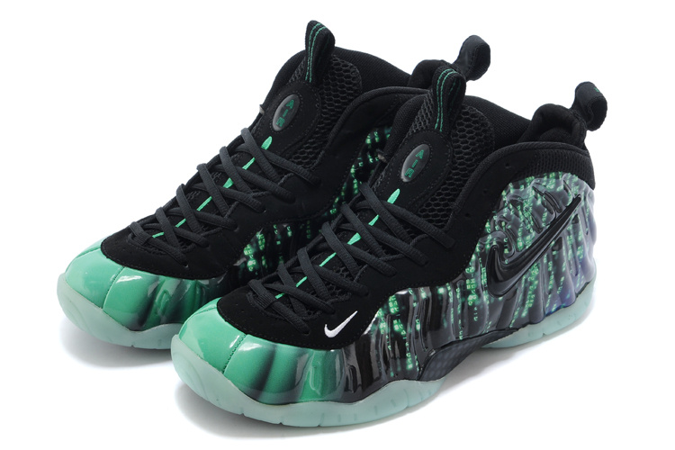 Nike Air Foamposite One Dark Green Black Shoes - Click Image to Close