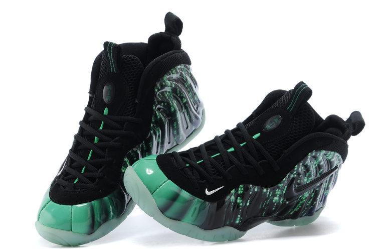 Nike Air Foamposite One Dark Green Black Shoes - Click Image to Close