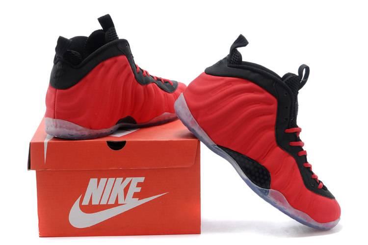 Nike Air Foamposite One Red Black Shoes