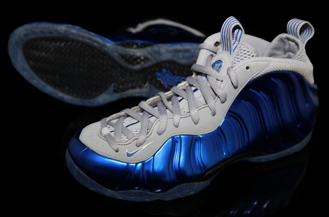 2014 Air Foamposite One White Blue Shoes - Click Image to Close