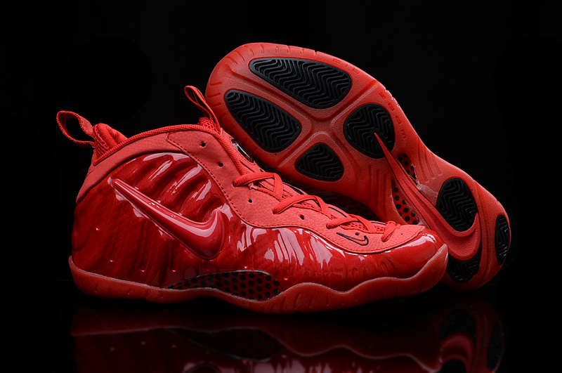 Nike Air Foamposite Penny All Red Shoes - Click Image to Close