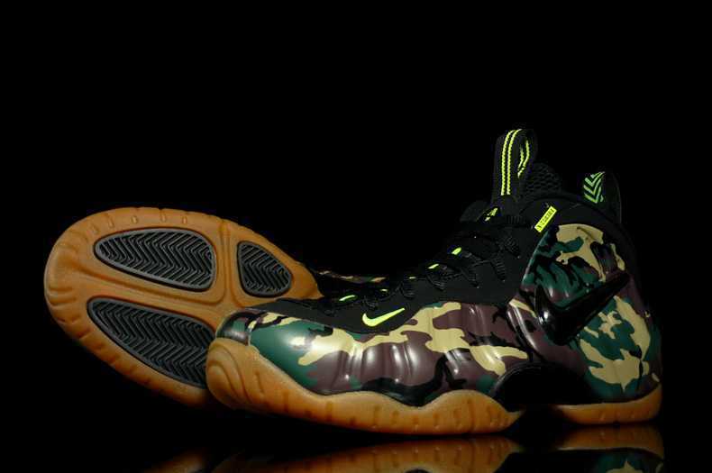 2014 Air Foamposite Pro Army Camo Hardaway Basketball Shoes - Click Image to Close