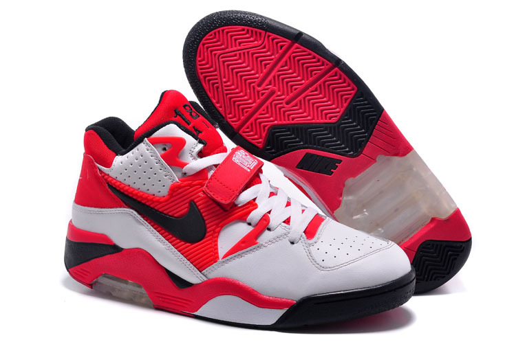 New Release Air Force 180 Barkley White Red Black Shoes - Click Image to Close