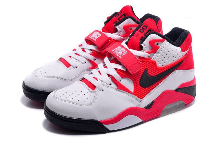New Release Air Force 180 Barkley White Red Black Shoes - Click Image to Close