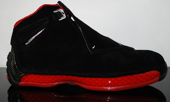 Nike Air Jordan 18 OG Black Varsity Red Shoes