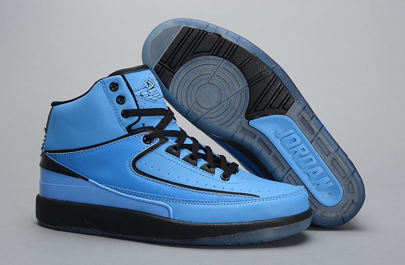 Nike Air Jordan 2 Retro 2014 Blue Black Shoes - Click Image to Close