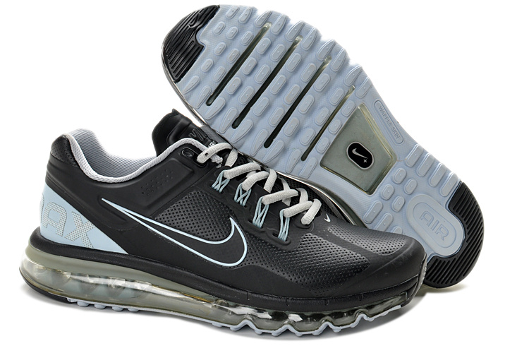 Nike Air Max 2013 Leather Black Shoes