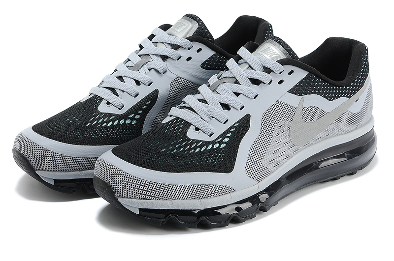 Nike Air Max 2014 Black Grey Shoes - Click Image to Close