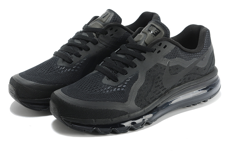 Nike Air Max 2014 Black Shoes - Click Image to Close