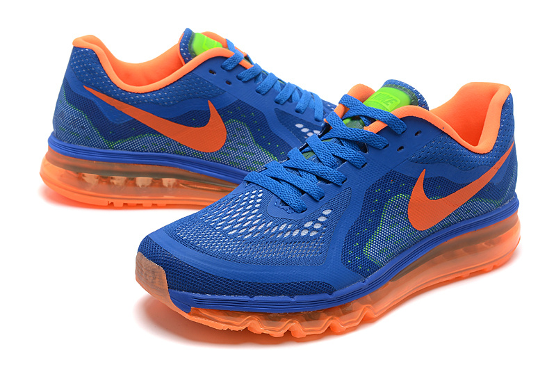 Nike Air Max 2014 Blue Orange Shoes - Click Image to Close