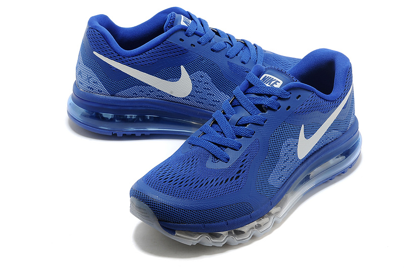 Nike Air Max 2014 Blue White Shoes - Click Image to Close