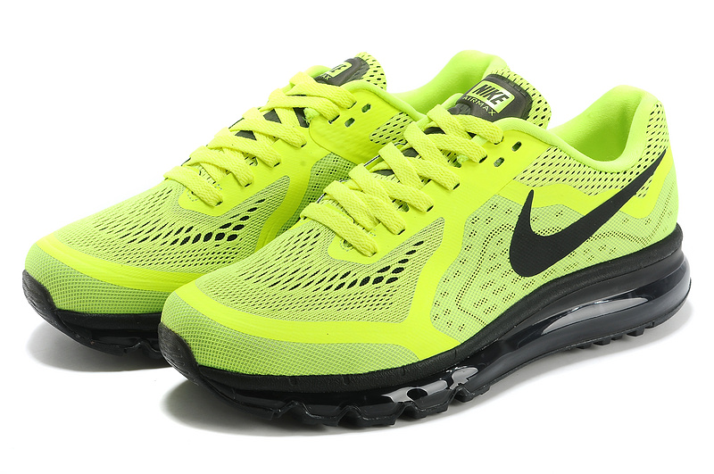 Nike Air Max 2014 Fluorscent Green Black Shoes