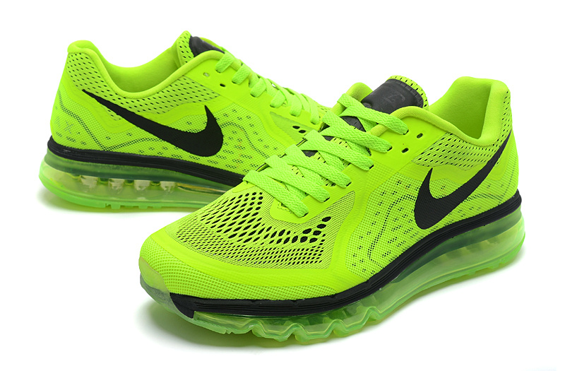 Nike Air Max 2014 Green Black Shoes