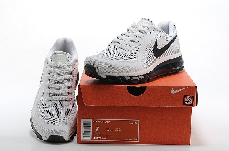 Nike Air Max 2014 Grey Black Shoes - Click Image to Close