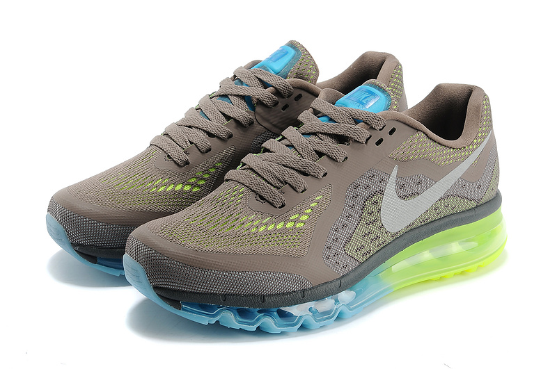 Nike Air Max 2014 Grey Blue Green Shoes