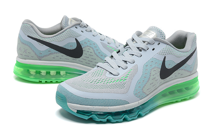 Nike Air Max 2014 Grey Green Blue Shoes