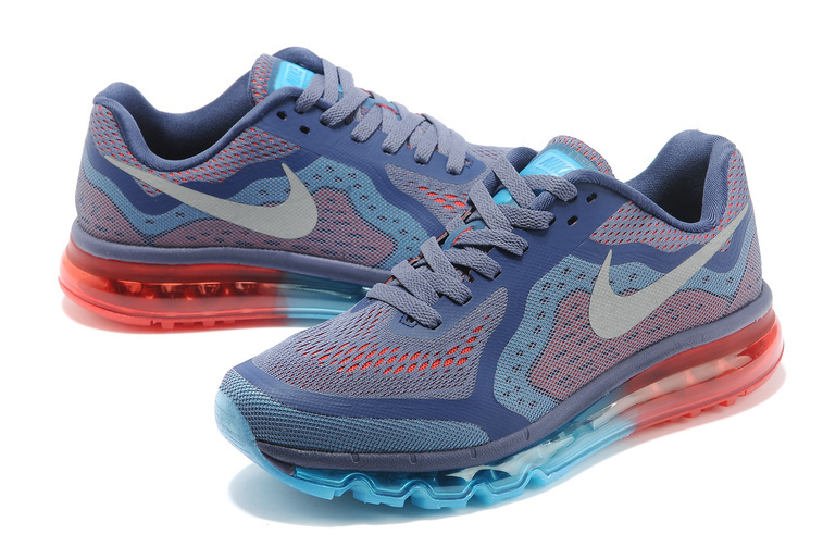 Nike Air Max 2014 Purple Blue Orange Shoes - Click Image to Close