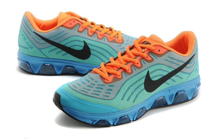 Nike Air Max 2015 Blue Green Orange Black Shoes - Click Image to Close