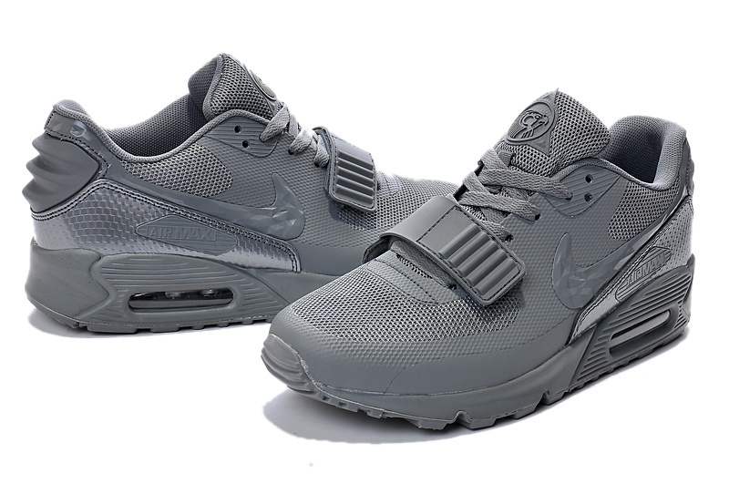 New Nike Air Max 90 Yeezy All Grey - Click Image to Close