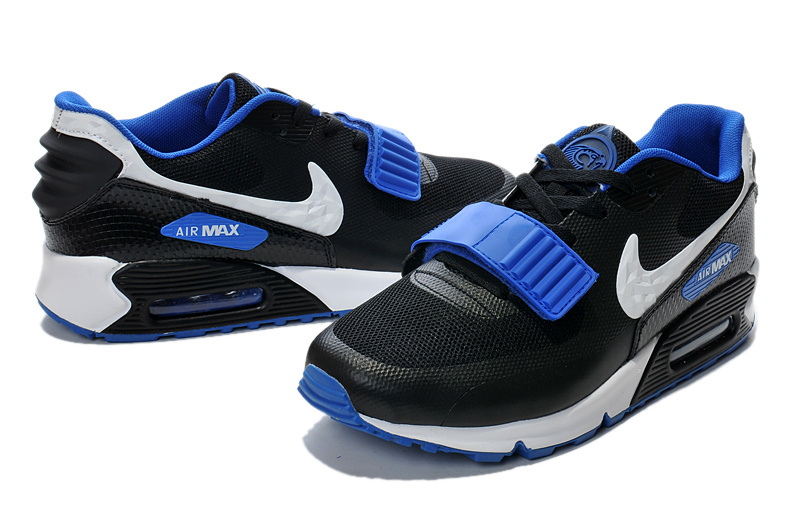 New Nike Air Max 90 Yeezy Black Blue White