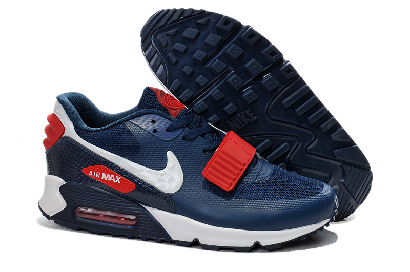 New Nike Air Max 90 Yeezy Blue Red White