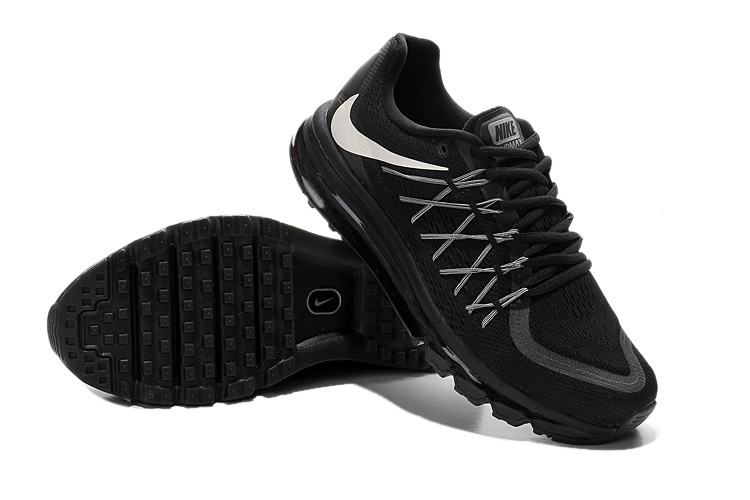 Nike Air Mx 2015 All Black Shoes - Click Image to Close