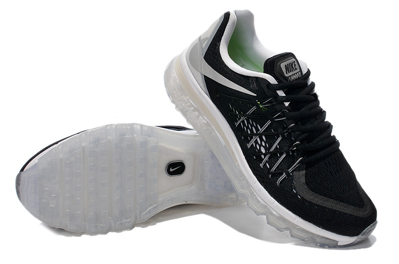 Nike Air Mx 2015 Black White Shoes - Click Image to Close